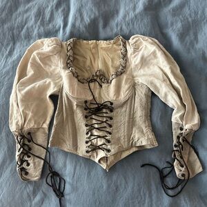Vintage Munich Dirndl Corset Top